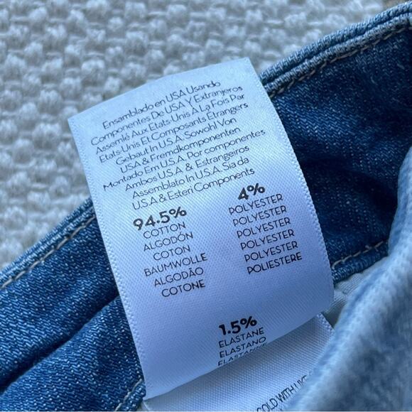 Mother High Waisted Looker Ankle Fray Thrilling Shots Jeans Women’s Size 24 - Picture 10 of 14